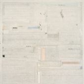 梁铨 潇湘八景 之二 2010 茶、色、墨、宣纸拼贴 125×90cm