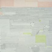 梁铨 祖先的海2011双联画  200x140cmx2 水墨，色，宣纸拼贴于亚麻布 2011（二）