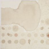 梁铨 茶的回忆之一 2008 茶、色、墨、宣纸拼贴 45×53cm