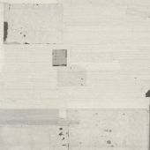 梁铨 雨后千山铁铸成之三2014 墨、宣纸拼贴 90×120cm