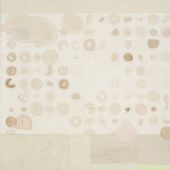 梁铨 我的茶日记201301 2013 茶、色、墨、宣纸拼贴80×100cm