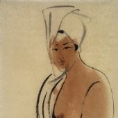 《无题》纸本彩墨50x80cm2002年