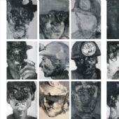 《幸存者》系列（版画）200x600cm 李晓林 2008-2014年