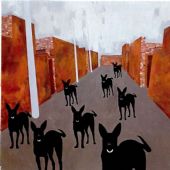 广军  狭路  200×180cm  2007