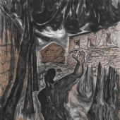 冇-刘进安-124×245cm-2014年