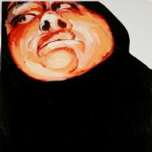 《wrap up》油漆亚麻布250x180cm2007年