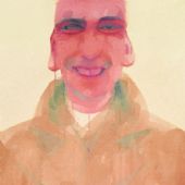 《拿不下来的面具》2005年220x110cm 丙烯、麻纸