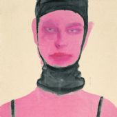 《深寒1》2004年220x110cm 丙烯、麻纸