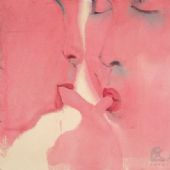 《吮》2005年55x67cm丙烯、墨、麻纸