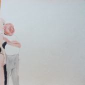 《无题》46.5x43cm水彩、墨、宣纸