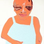 小花，布面油漆，250×180cm，2007年