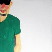 《诱惑》2008年90x250cm油漆亚麻布