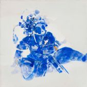 《痕迹1》坦培拉40×40cm2013年