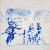 《痕迹3》坦培拉40×40cm2013年