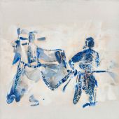 《痕迹6》坦培拉40×40cm2013年