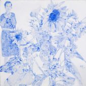 《花间词2》坦培拉60×60cm2014年