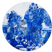 《空间随笔4》坦培拉直径50cm2013年