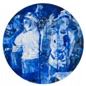 《空间随笔3》坦培拉直径50cm2013年