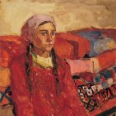 《祖莉菲娅》90×53布面油画2002年