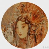 《戏韵系列组画》局部5