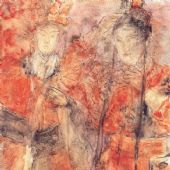 《戏韵1》布面油画110×70cm2003年