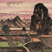 远山碧千里，96x59，2014