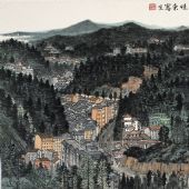 井冈山茨坪写生2008年69x46