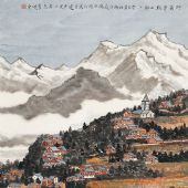 阿尔卑斯山脚下2013 136x68