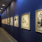 水墨作品展览现场