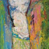 佛门，172cm×79cm，油画，2007 年