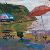 鼓浪屿一角，45cm×58cm，油画，2009 年