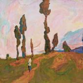 归，60cm×70cm，油画，2014 年