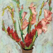 花束（三），58.5cm×37cm，油画，2001 年