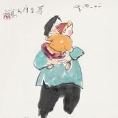 望，69cm×46cm，国画，2014 年