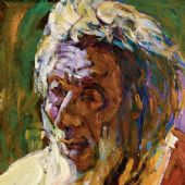 白发老者，51cm×40.5cm，油画，2007 年