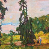 伴，36cm×48cm，油画，2012年