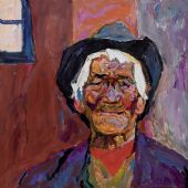 藏民，60cm×60cm，油画，2007 年