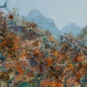 霜林醉-100×160cm-布面油画-2011-