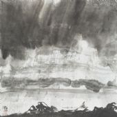 水墨之三     67x67cm           纸本水墨   2014