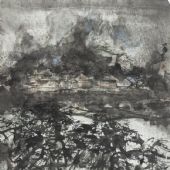 水墨之九       67x67cm    纸本水墨   2015