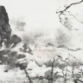 水墨之七    53x68cm    纸本水墨   2015