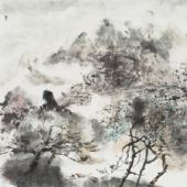 水墨之十八       70x85cm    纸本水墨   2015