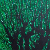 郁郁葱葱 罗工柳2004 年 综合材料150×180cm 浙江华茂艺术BETVlCTOR手机登录博物馆保存