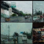 《记忆的味道》1 2015 180×120cm  布上油画