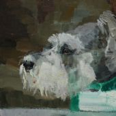 《静思》50×60cm 布上油画