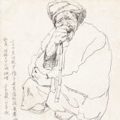 《水城写生》 纸本铅笔   25×25cm  1984年