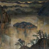 《山雨欲来》布面油画  48×45cm  1972年
