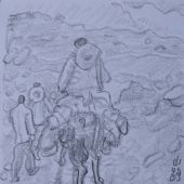 速写·山路  纸本铅笔 18.5×14cm 2011