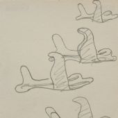 速写·像燕子一样的飞机 纸本铅笔 18.5×14cm 2007