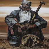 《伴儿》180x180cm 2010年 布面油画